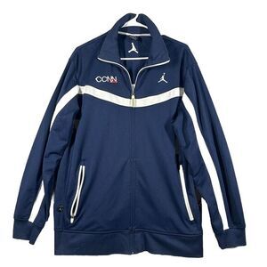 NIKE AIR JORDAN full zip athletic blue white Track Jacket men's‎ L Y2K